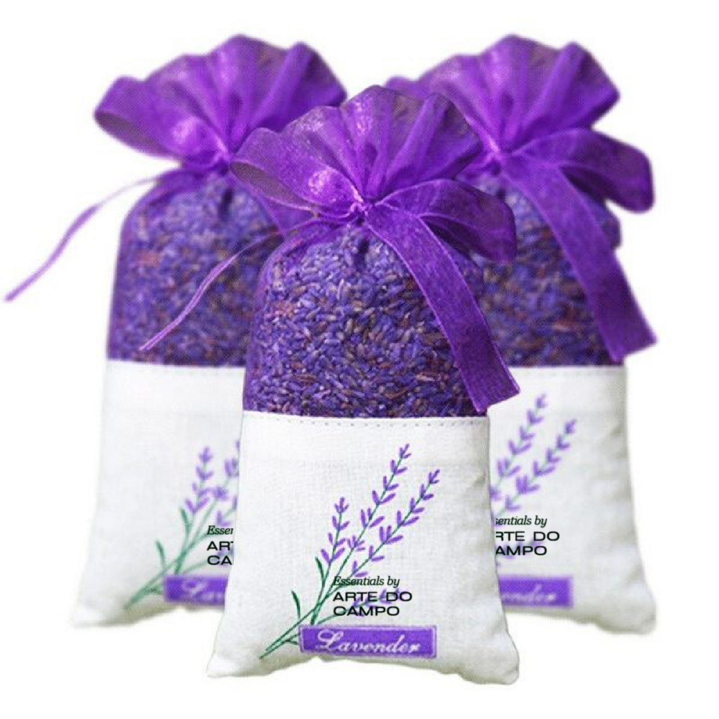 3 Lavendel Sachets, getrocknet & ausgewählt, saisonal aus der Provence oder aus dem eigenen Garten, reine & getrennte Körner, natürlich intensiver Duft