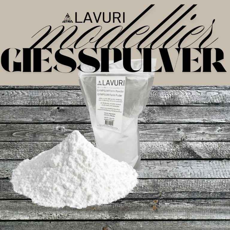 LAVURI® Stewalin Ceramic Powder, a casting compound for figures and reliefs, produces hardened objects with a smooth, porcelain-like surface that are easy to paint.