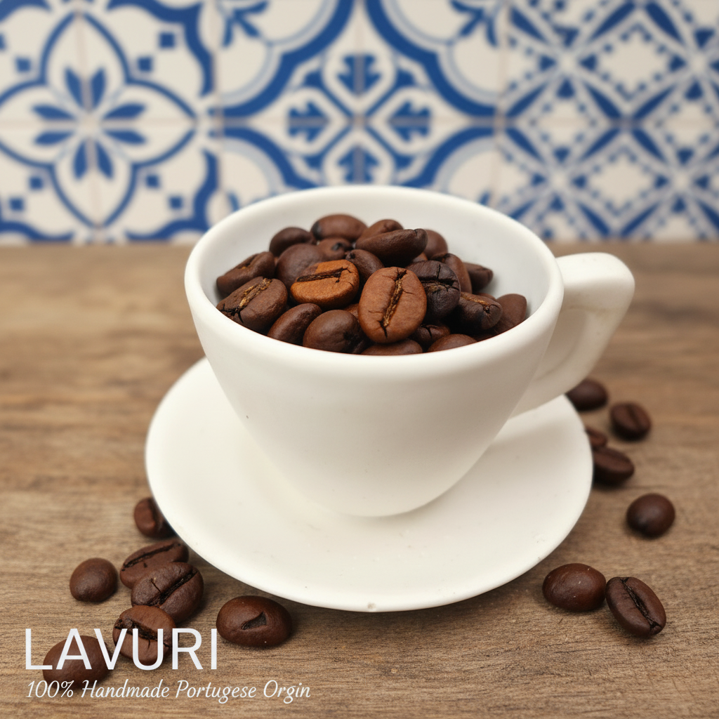 Kubek LAVURI ESPRESSO na solidnym spodku, przeznaczony na świece z wosku, piasek świecowy/perłowy wosk, świecznik na świece stołowe oraz dekorację; dostępny także w wersjach świec zapachowych.