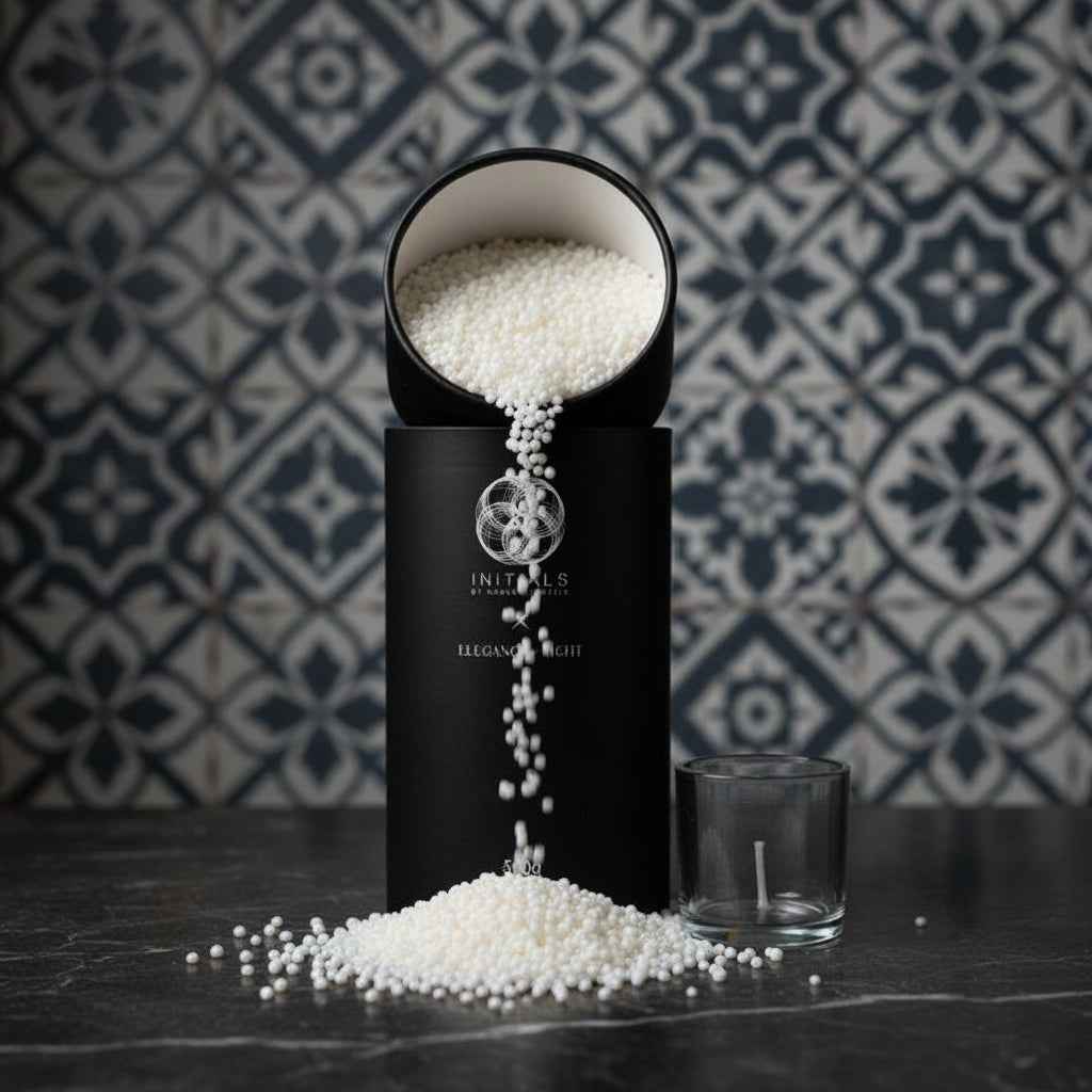 LAVURI® ljussandsgranulat 250-1500 g för att göra egna pärlvaxljus, DIY, ljus