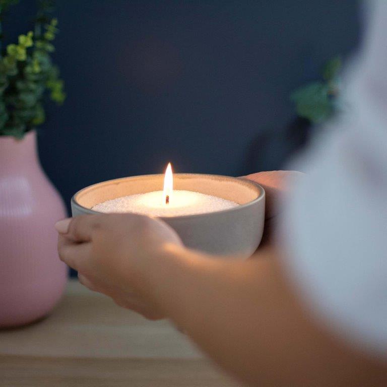 LAVURI Candle Sand Dust pearled wax plant vegan bio DIY Kerzen making