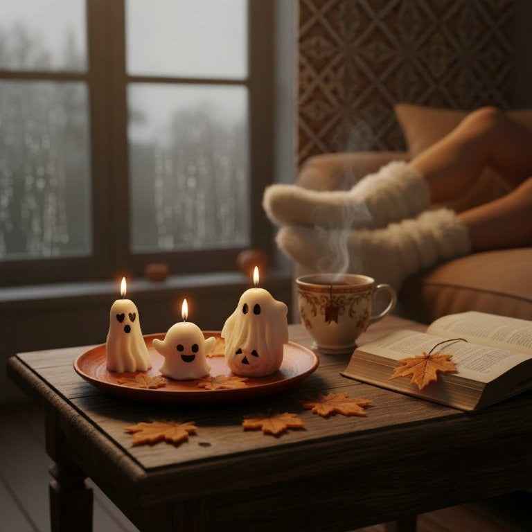 LAVURI Ghost Pack Bundle scented Candle Soy Wax vegan bio handmade Gift Bundle Duftkerze Geschenk Helloween Party Kerze