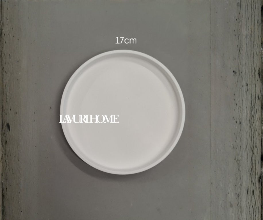 ROMA Plate 17cm / 25cm / 30cm with a 1cm rim or Terrine 10cm x 4,5cm + Lid, perfect as a decorative tray