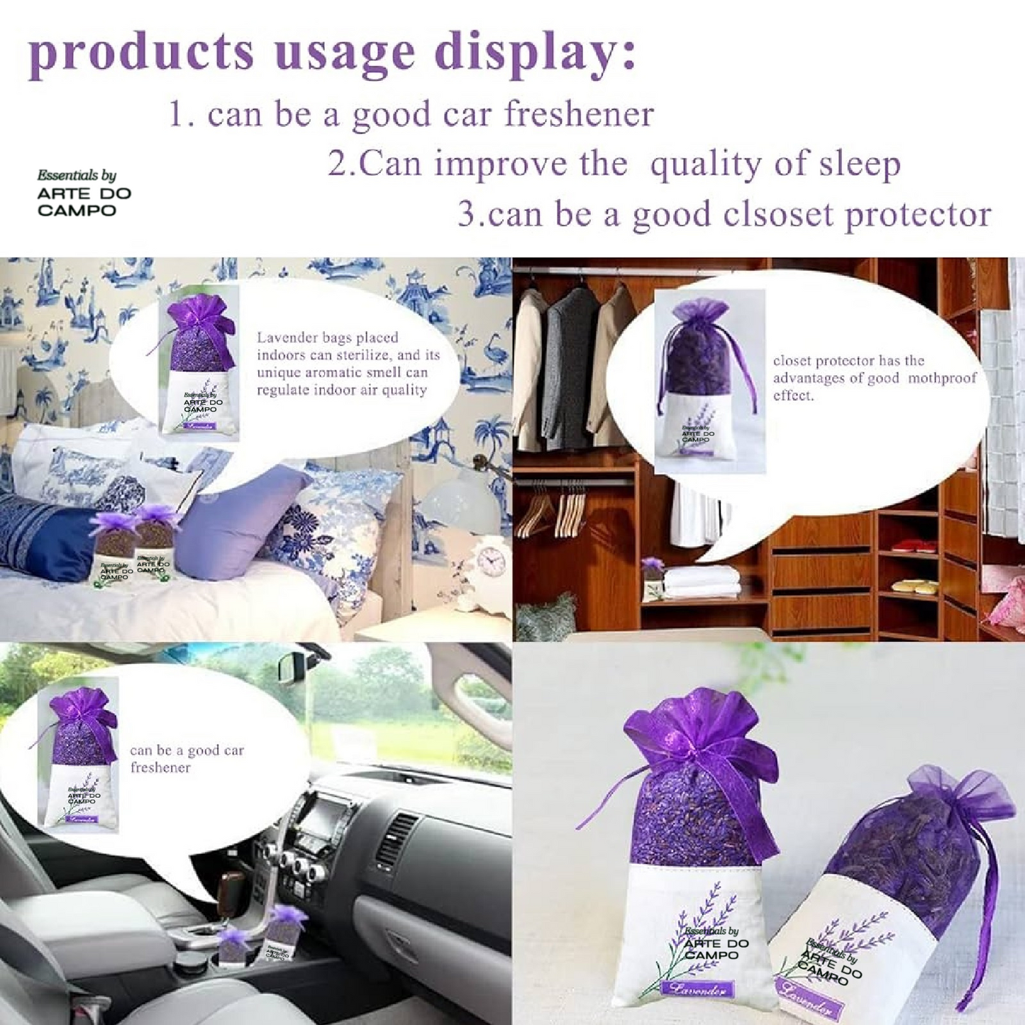 Lavendal 10+2 Bags, dried & selected, seasonal Provence or from own Garden, clean, & separated grains, natural intense fragance