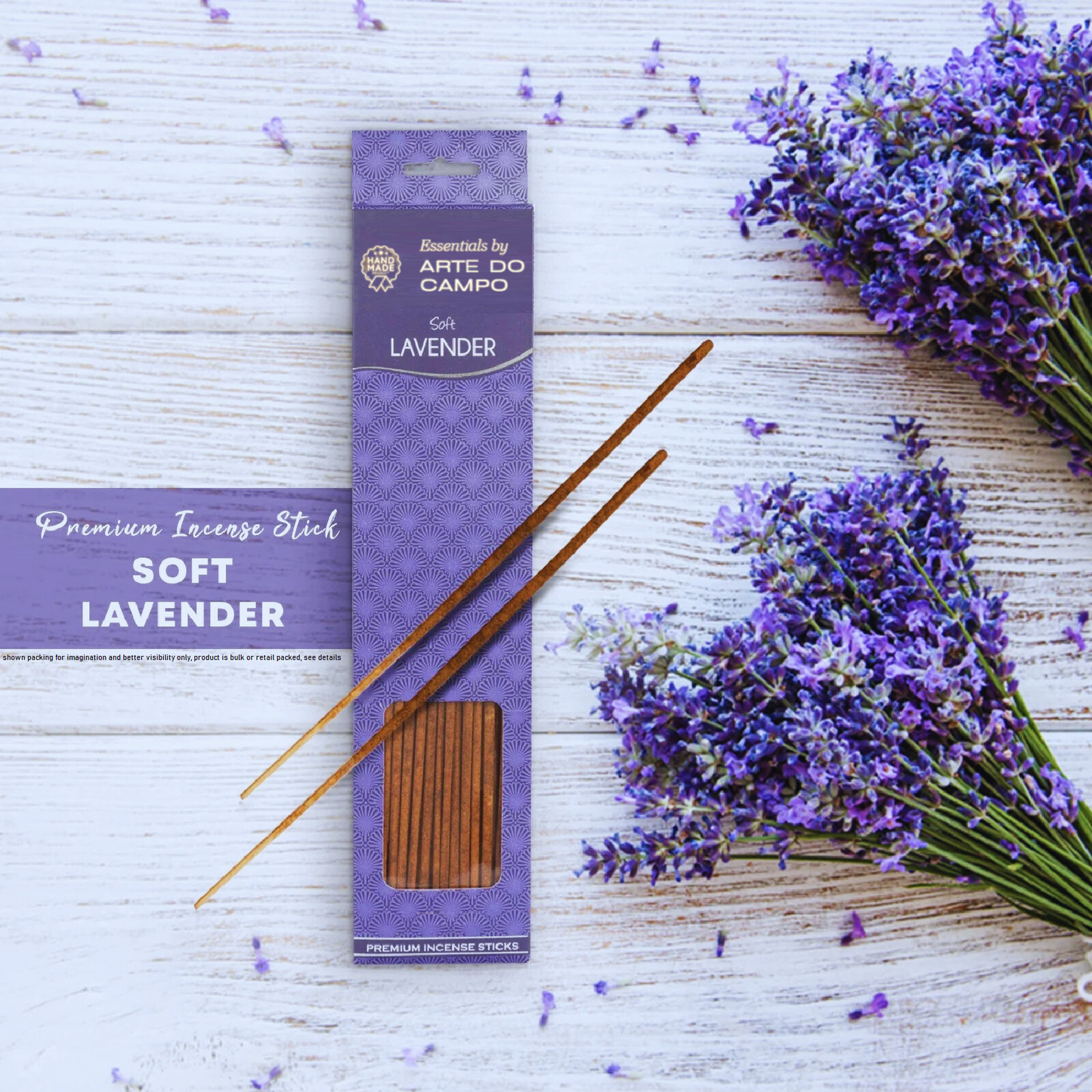 20 Lavendal incents Sticks, dried & selected, natural Lavender fragance ( in Promotion incl. Stick Holder )
