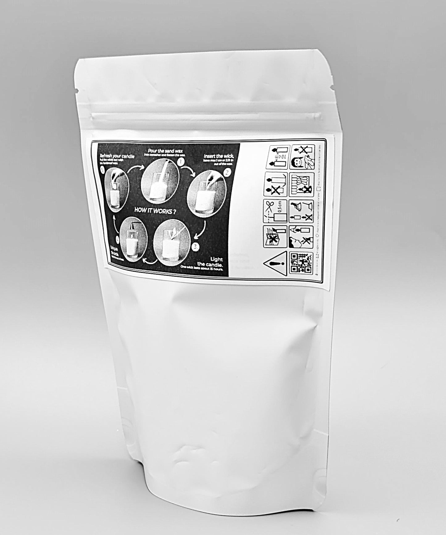 LAVURI® Kerzen- Sandgranulat 250 - 1500g für eigene pearled Wax Kerzenherstellung, DIY, Kerze