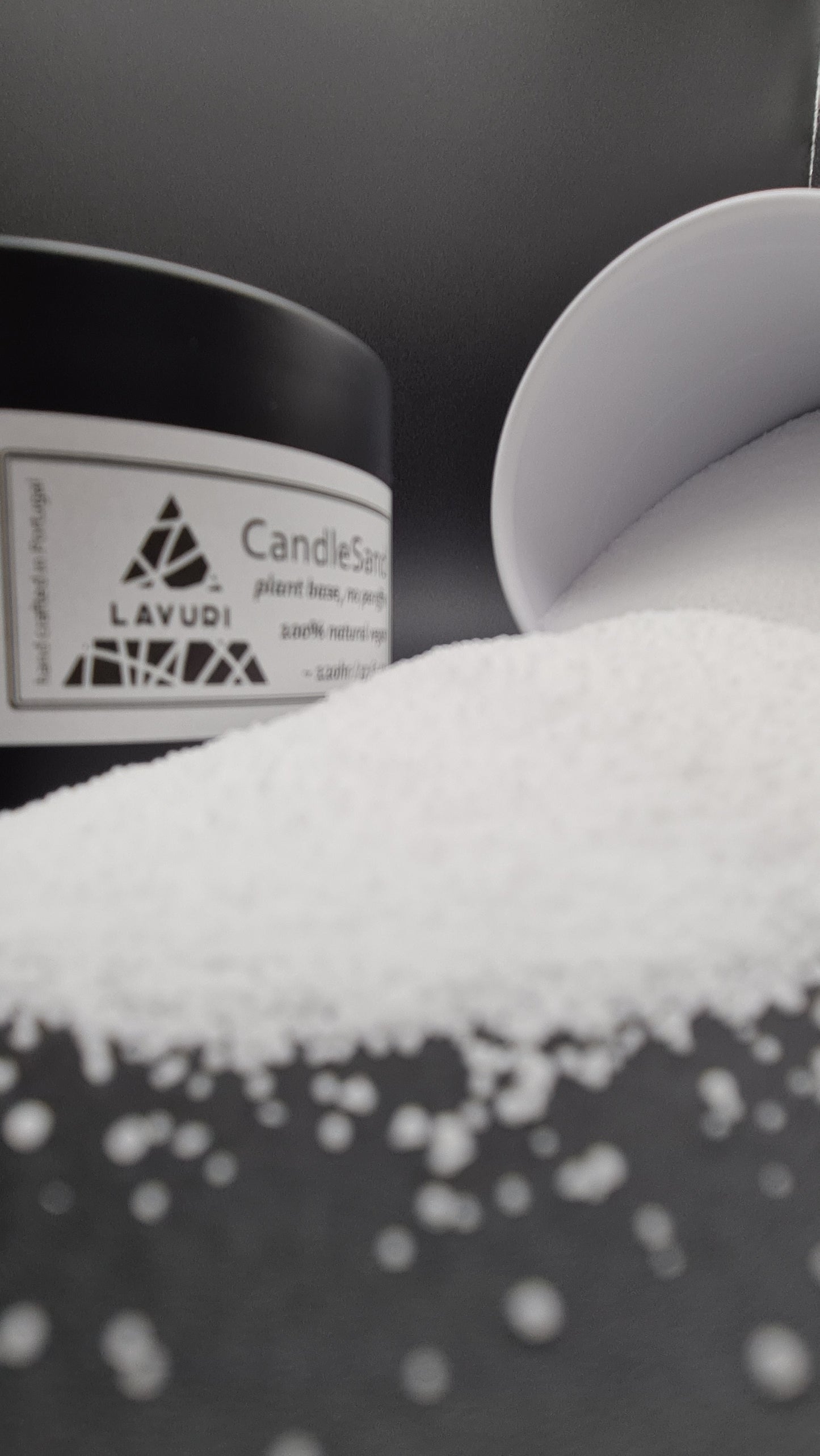 LAVURI® Kerzen- Sandgranulat 250 - 1500g für eigene pearled Wax Kerzenherstellung, DIY, Kerze