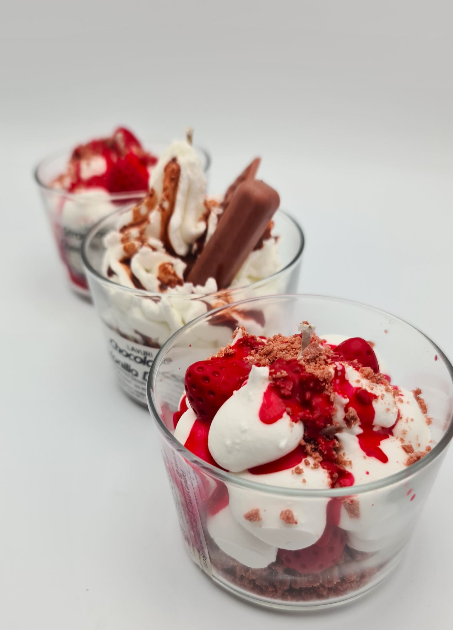 LAVURI® Chocolate Vanilla Dessert CUP aus Soja Wachs Duftkerze vegan handmade