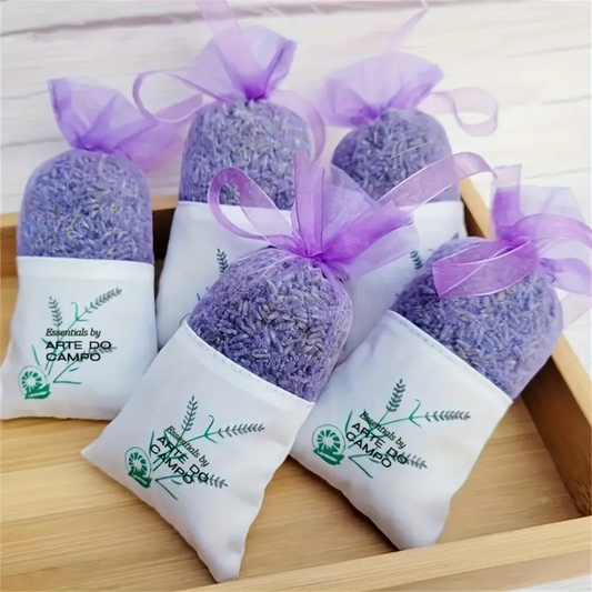 5 Lavendel Sachets, getrocknet & ausgewählt, saisonal aus der Provence oder aus dem eigenen Garten, reine & getrennte Körner, natürlich intensiver Duft (Kopie)