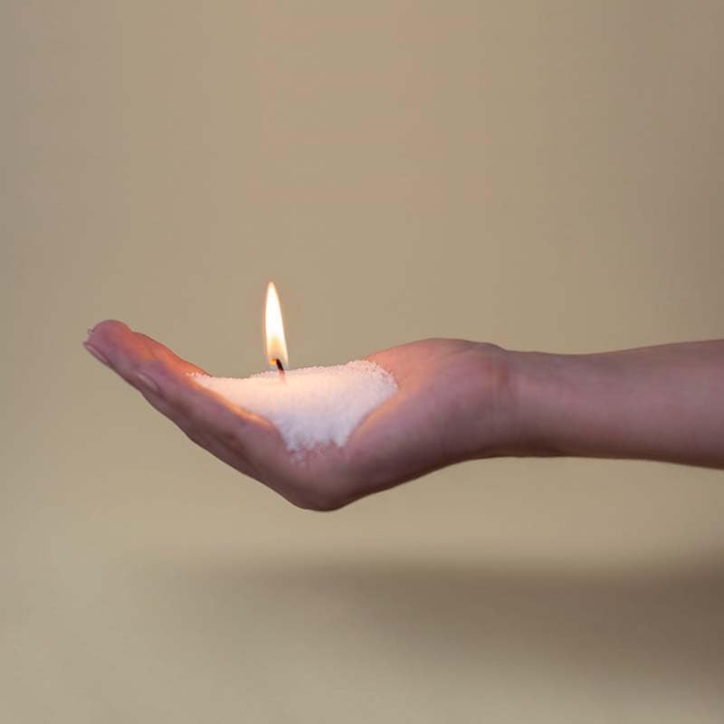 1.5 KG ~900h Candle Wax Sand with Wick plant based pearled DIY Candledust