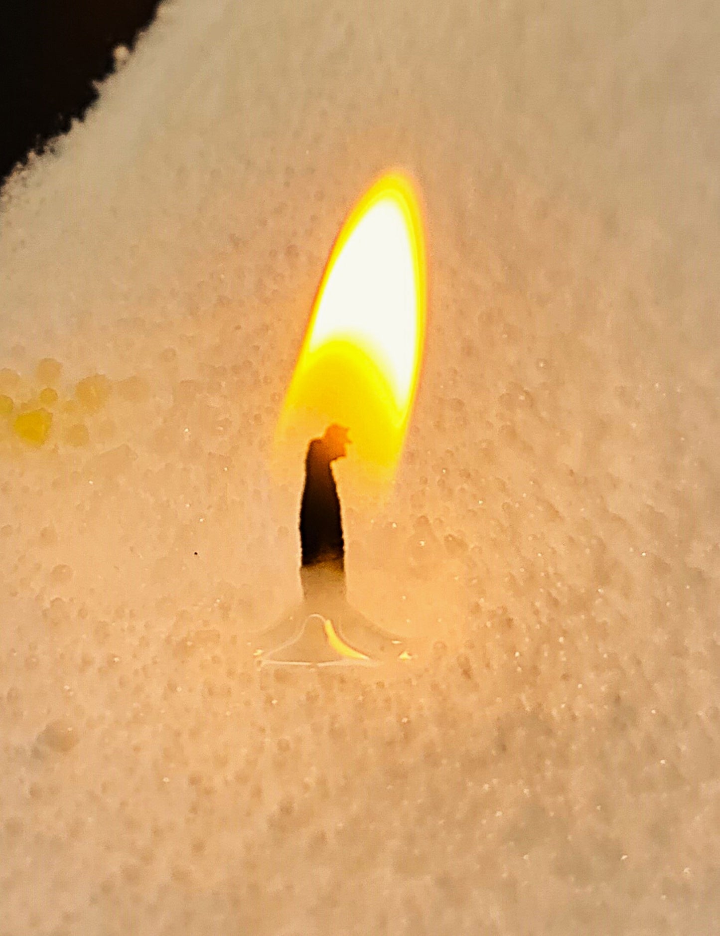 pearled Candle Sand wax, 100% natural, vegan, biological incl. wicks, 250g, NO paraffins, white, PET friendly, saver and durable as confentional Candles