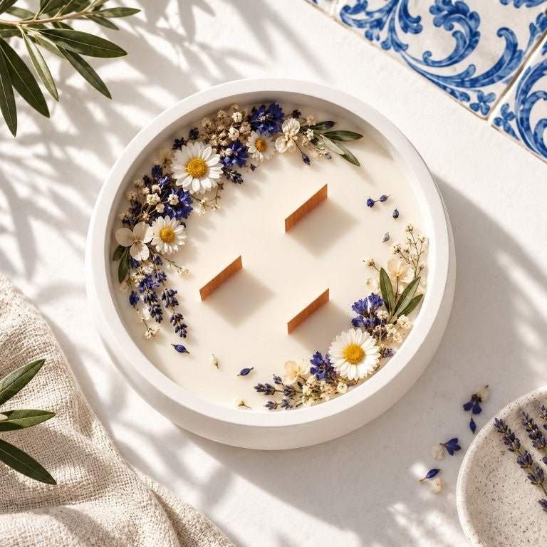 LAVURI Milano 186 – Bol décoratif fait main, corbeille à pain, bougie DIY
