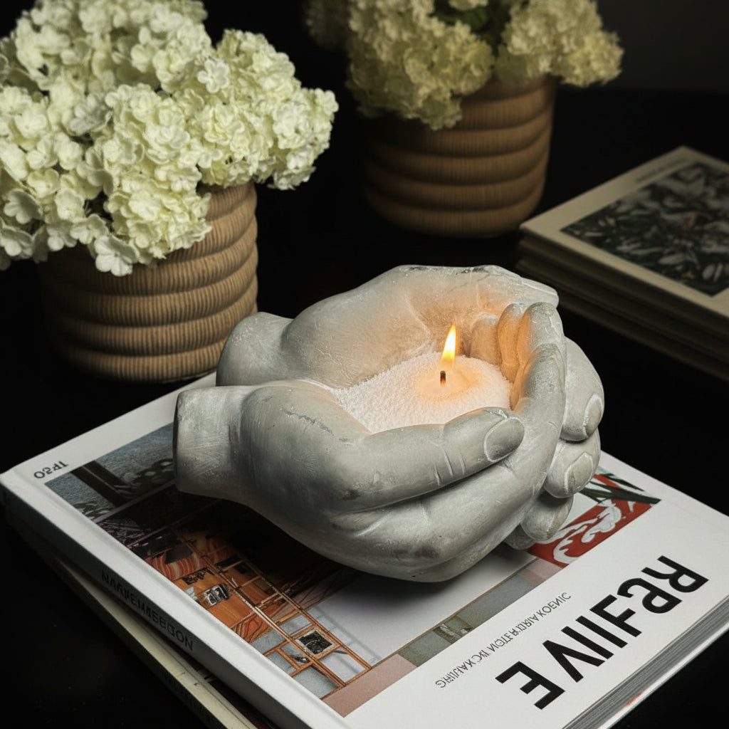 LAVURI Candle Sand Dust pearled wax plant vegan bio DIY Kerzen making 