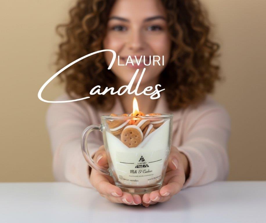 LAVURI Duftkerze soy wax soja wachs handmade bio vegan nature gourmet dessert candle