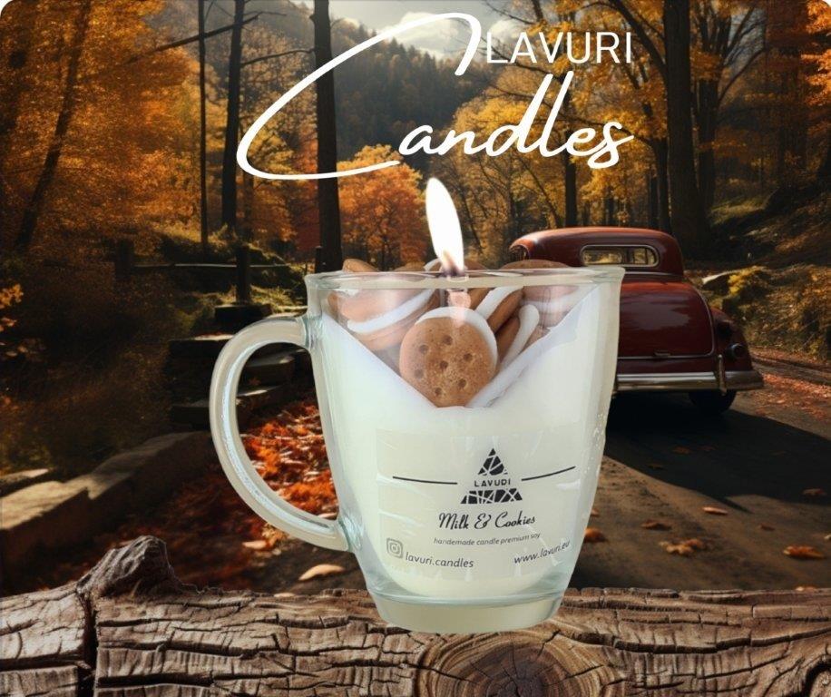 LAVURI Duftkerze soy wax soja wachs handmade bio vegan nature gourmet dessert candle