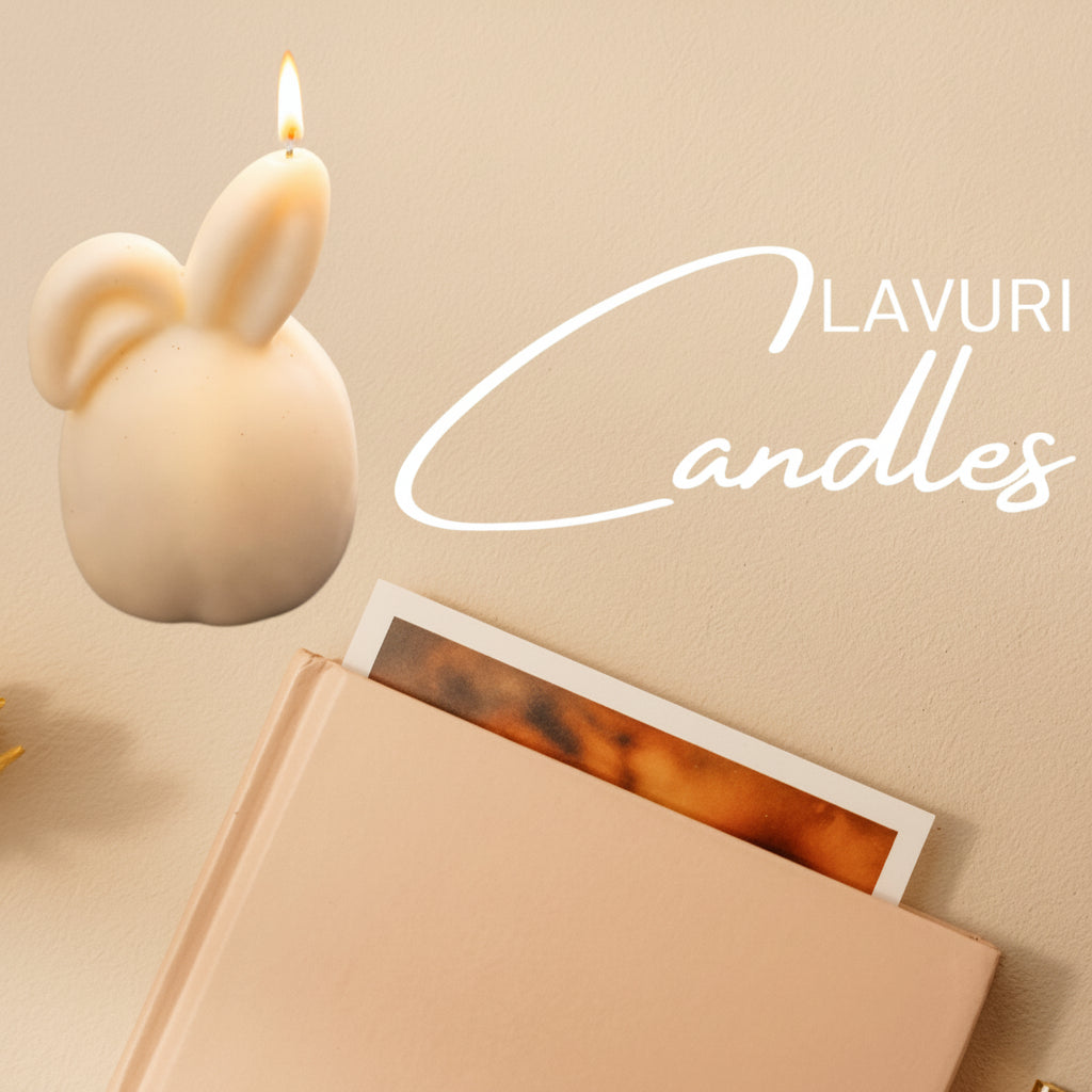 LAVURI EGG Rabbit Osterhasen soy wax bio vegan Kerze algarve candle portugal germany 