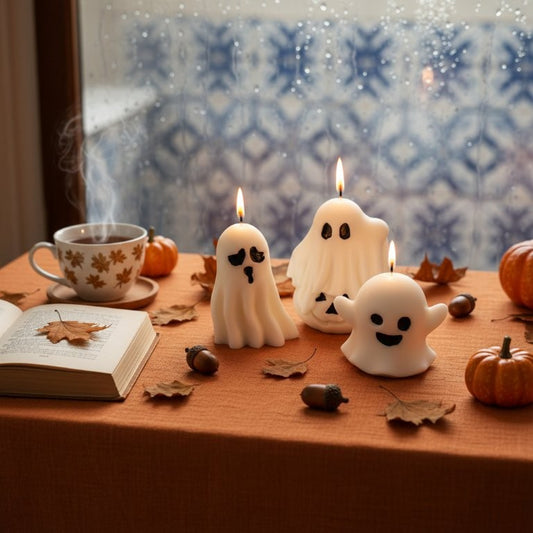 LAVURI Ghost Pack Bundle scented Candle Soy Wax vegan bio handmade Gift Bundle Duftkerze Geschenk Helloween Party Kerze - LAVURI® Home DECOR & Gourmet Candles