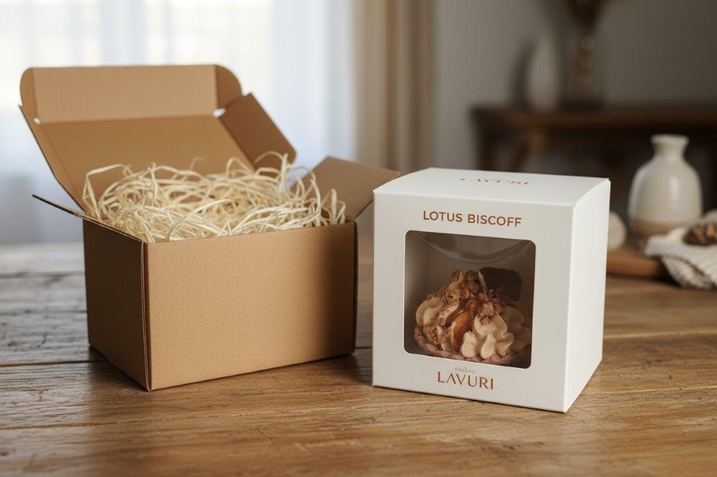 LAVURI LOTUS BISCOFF Tart Gourmet Candle 100% handmade of soy wax Duftkerze