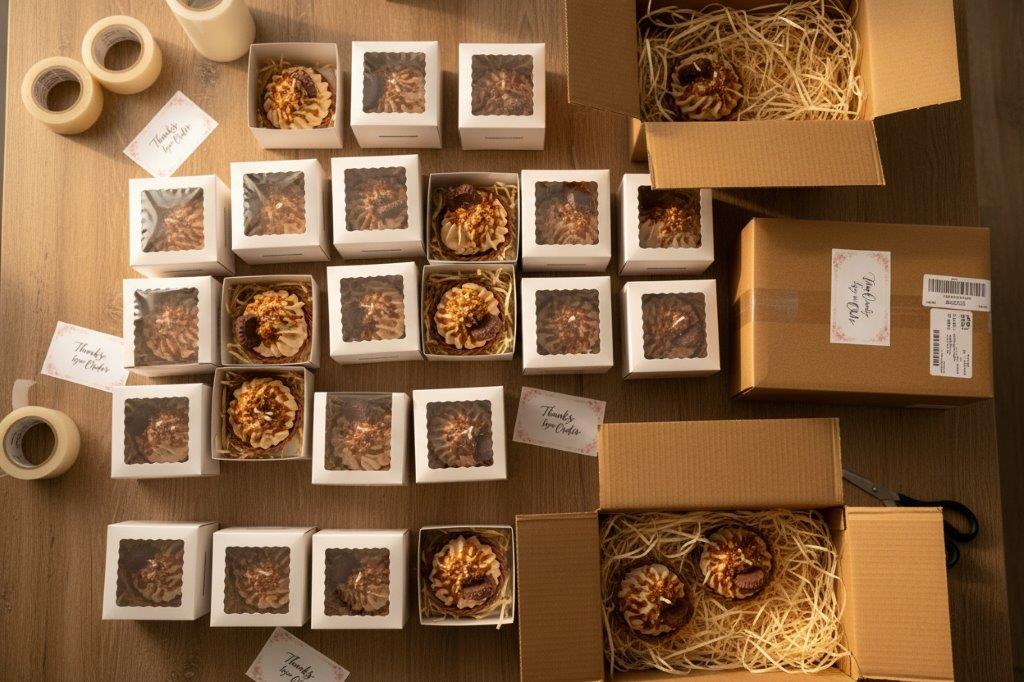 LAVURI LOTUS BISCOFF Tart Gourmet Candle 100% handmade of soy wax Duftkerze