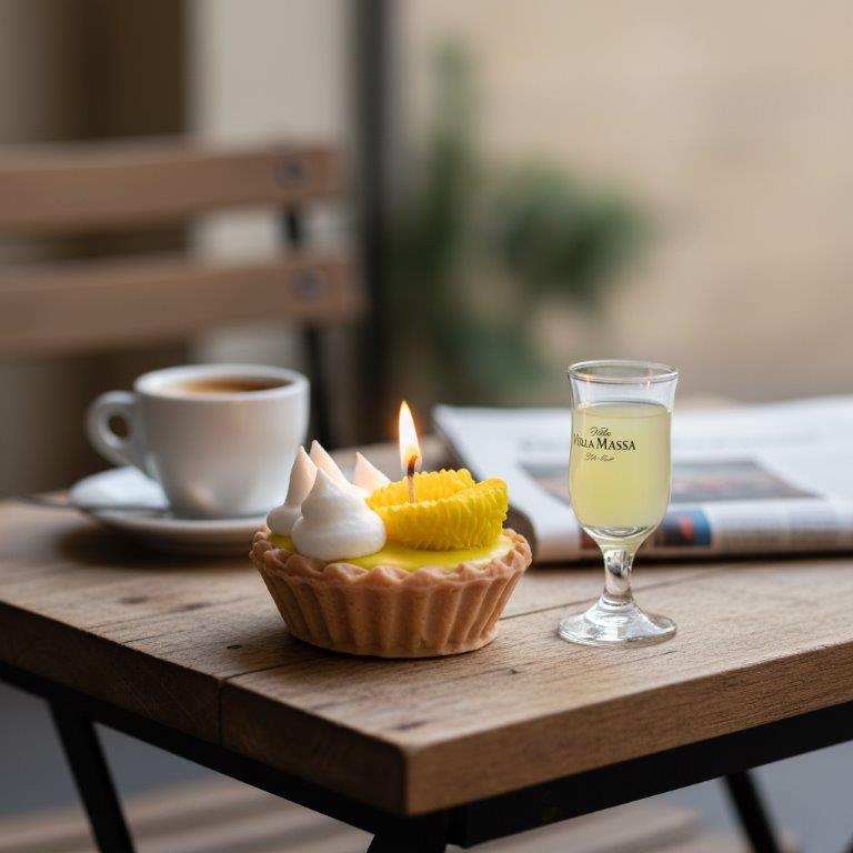 LAVURI LEMON CURD Tart Gourmet Candle 100% handmade of soy wax Duftkerze Zitrone