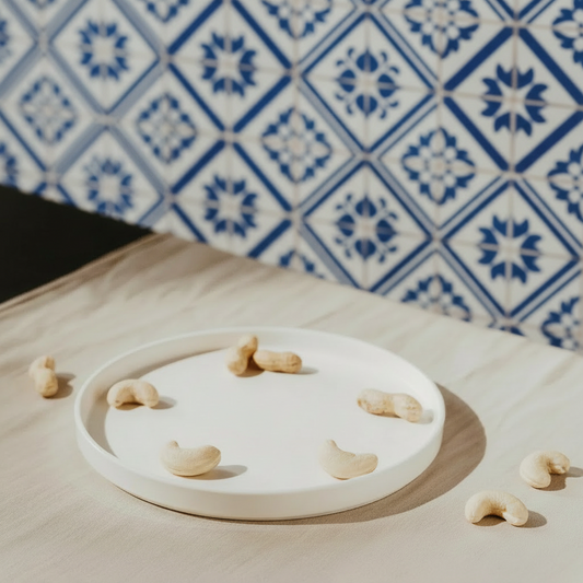 LAVURI ROMA Deco Plate 30 Tray handmade poured ceramic dry objects no wet food from europe for europe 