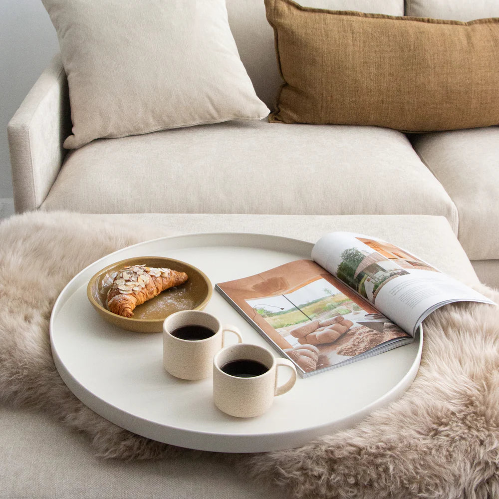LAVURI ROMA Deco Plate 30 Tray handmade poured ceramic dry objects no wet food from europe for europe