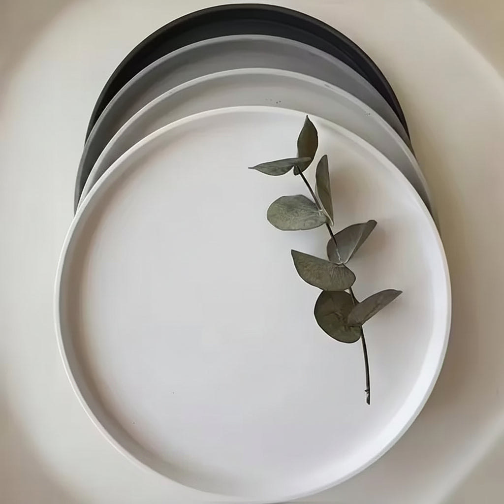 LAVURI ROMA Deco Plate 30 Tray handmade poured ceramic dry objects no wet food from europe for europe 