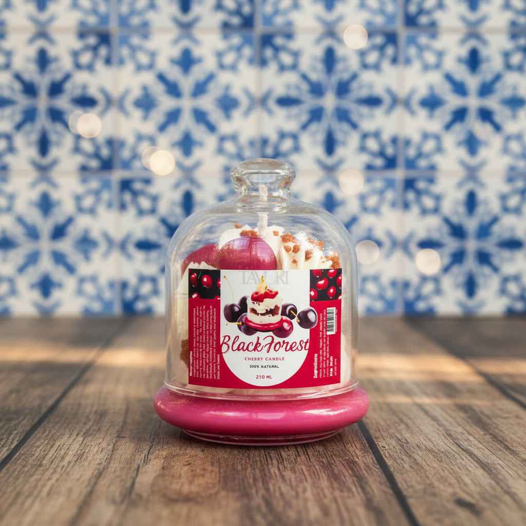 LAVURI B2B Monochrome & Ruby – 11 velas artesanais