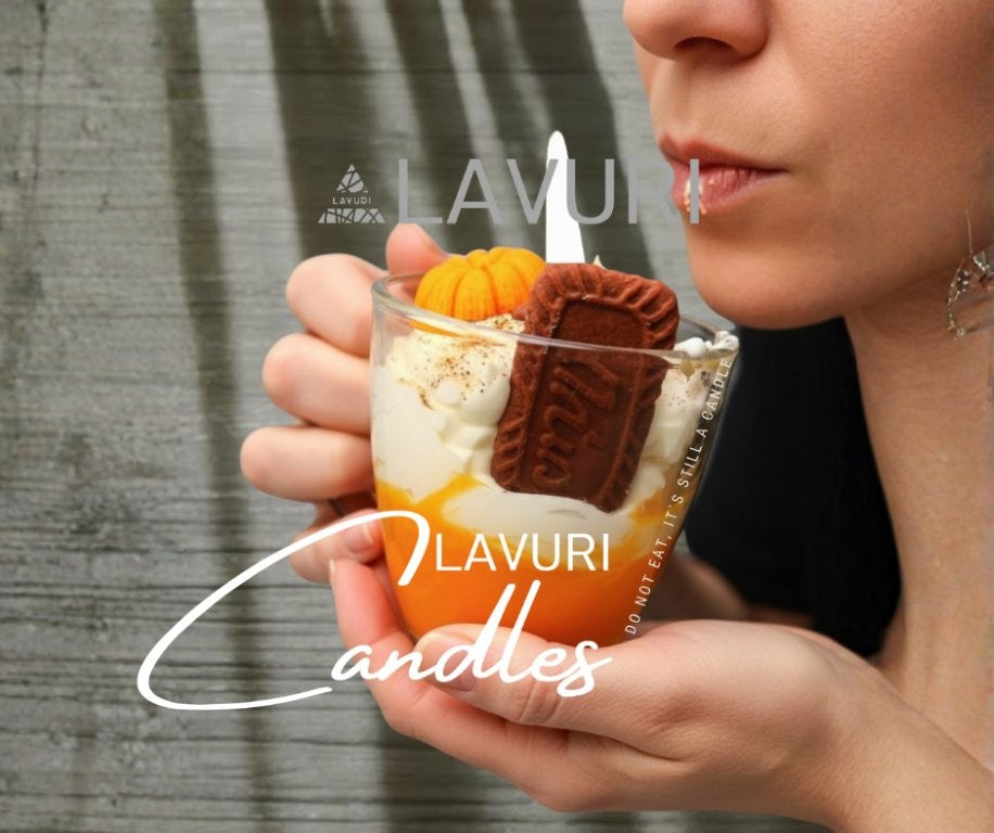 Lavuri Duftkerze handmade soy wax soja wax Gourmet Dessert Candle