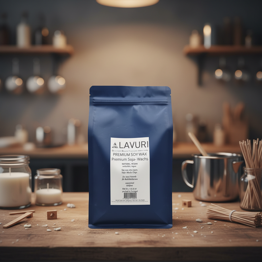 LAVURI premium Soy wax bio vegan DIY Kerzen Soja Wachs Chips Algarve Candle Portugal Germany