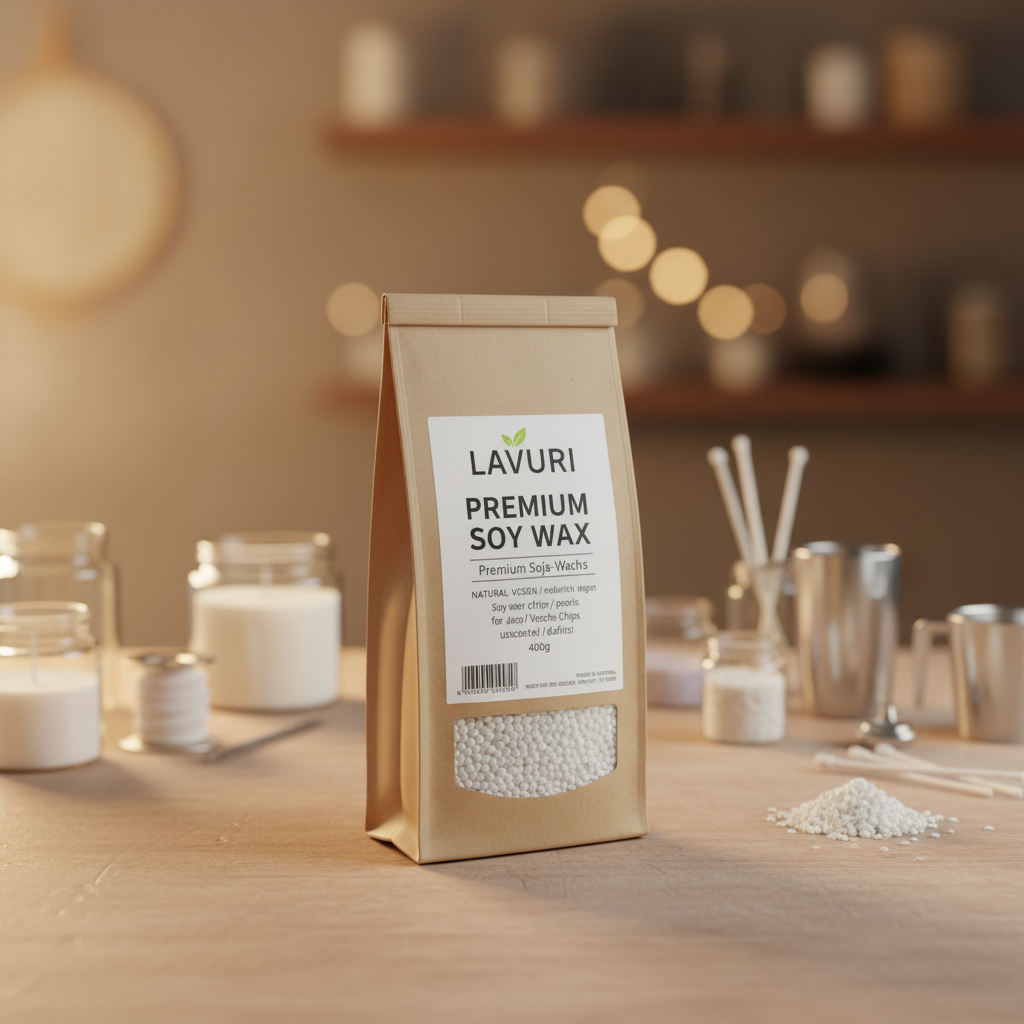 LAVURI premium Soy wax bio vegan DIY Kerzen Soja Wachs Chips Algarve Candle Portugal Germany