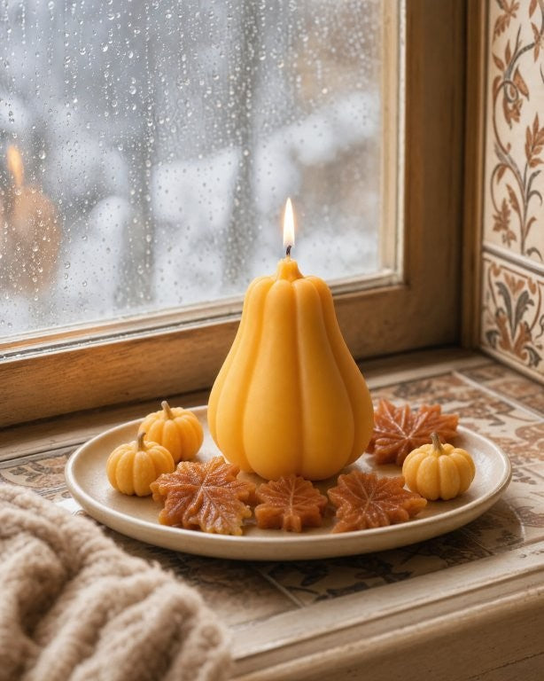 LAVURI Spicy Pumpkin Fruit Candle Soy Wax vegan bio handmade Gift Bundle Duftkerze Geschenk Helloween Autumn - LAVURI® Home DECOR & Gourmet Candles