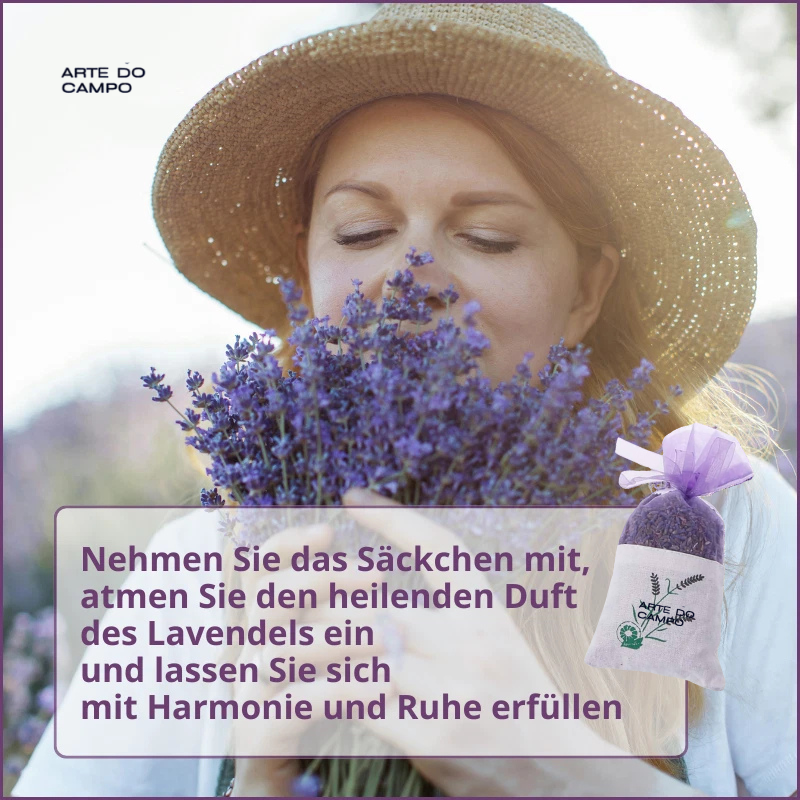 3 Lavendel Sachets, getrocknet & ausgewählt, saisonal aus der Provence oder aus dem eigenen Garten, reine & getrennte Körner, natürlich intensiver Duft