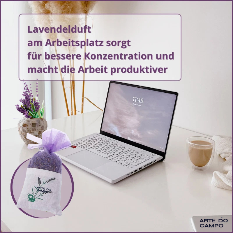 3 Lavendel Sachets, getrocknet & ausgewählt, saisonal aus der Provence oder aus dem eigenen Garten, reine & getrennte Körner, natürlich intensiver Duft