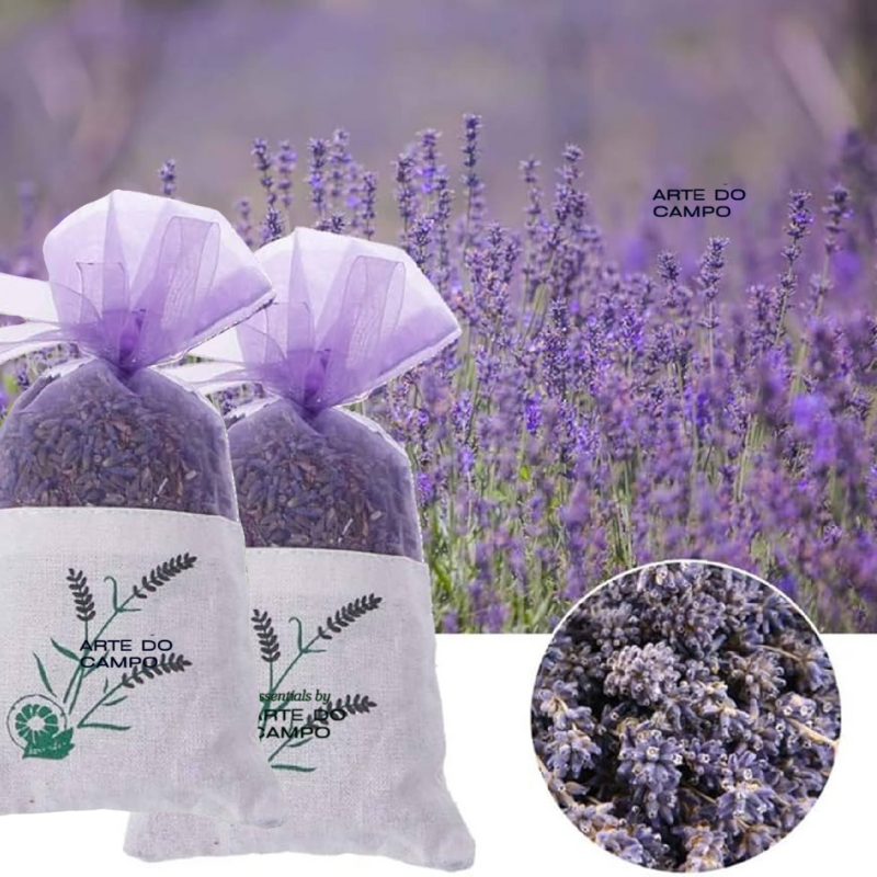 2 Lavendel Sachets, getrocknet & ausgewählt, saisonal aus der Provence oder aus dem eigenen Garten, reine & getrennte Körner, natürlich intensiver Duft (Kopie)