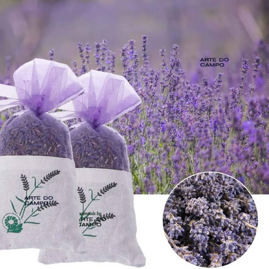 2 Lavendel Sachets, getrocknet & ausgewählt, saisonal aus der Provence oder aus dem eigenen Garten, reine & getrennte Körner, natürlich intensiver Duft (Kopie)