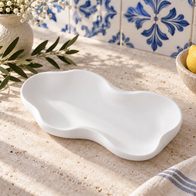 LAVURI Lago di Como – Handgefertigtes Deko-Tablett DIY-Schale