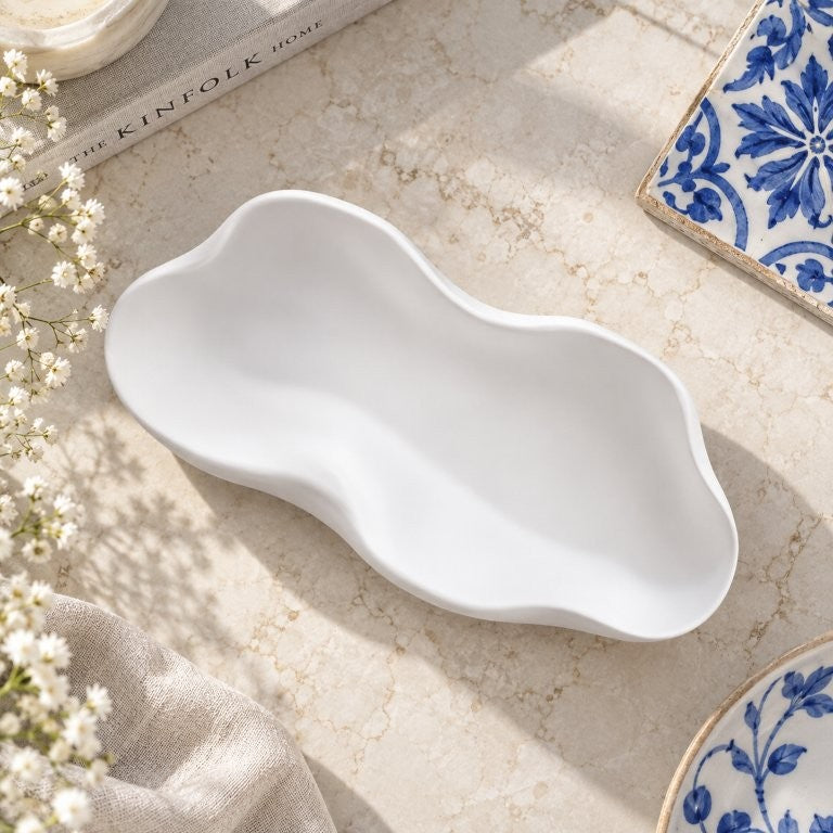 LAVURI Lago di Como – Handgefertigtes Deko-Tablett DIY-Schale