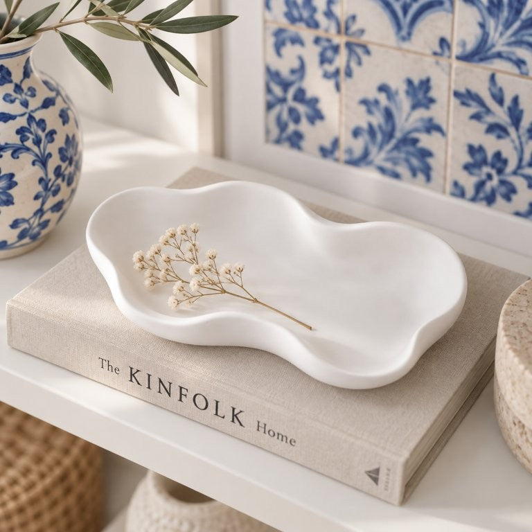 LAVURI Lago di Como – Handgefertigtes Deko-Tablett DIY-Schale