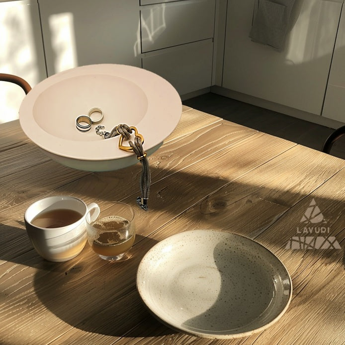 OffCenter bowl, uncentric eloquent living space decoration, Candle Sand Bowl, Jewelry storage design decoration