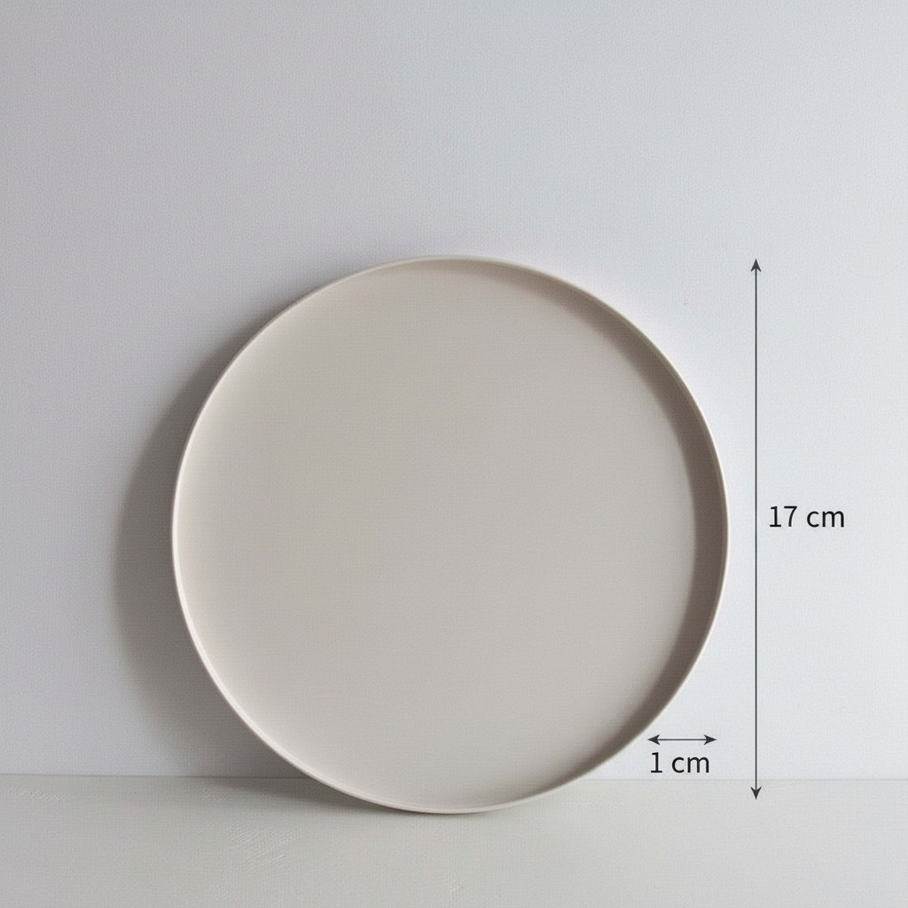 LAVURI ROMA Deco Plate Tray handmade poured ceramic dry objects no wet food from europe for europe 