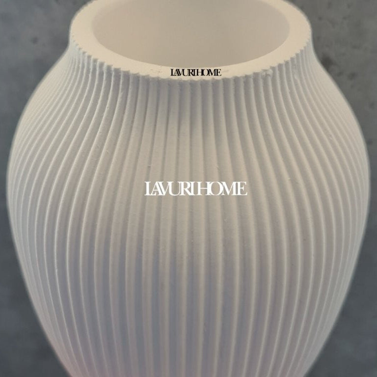 Ribbed 1600 Keramik Vase handmade Home Decor europe germany vegan natürlich nachhaltig biologisch