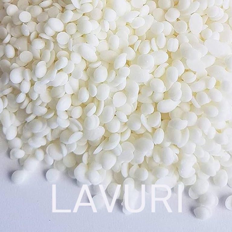LAVURI® Soja- Kerzenwachs für eigene Kerzenherstellung, DIY, Kerze, 100% natürlich, vegan