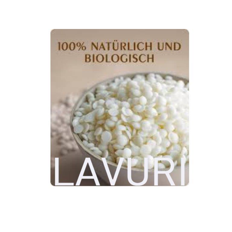 LAVURI® Soja- Kerzenwachs für eigene Kerzenherstellung, DIY, Kerze, 100% natürlich, vegan