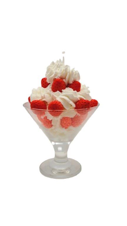 Strawberry Creme Cup - Gourmet Cup Candle