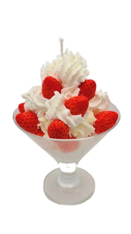 Strawberry Creme Cup - Gourmet Cup Candle