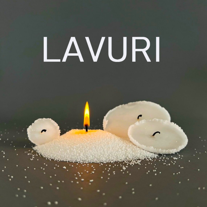 LAVURI® Kerzen- Sandgranulat 250 - 1500g für eigene pearled Wax Kerzenherstellung, DIY, Kerze