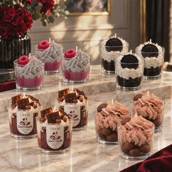 LAVURI Selection – camera tour of the complete handmade candle assortment